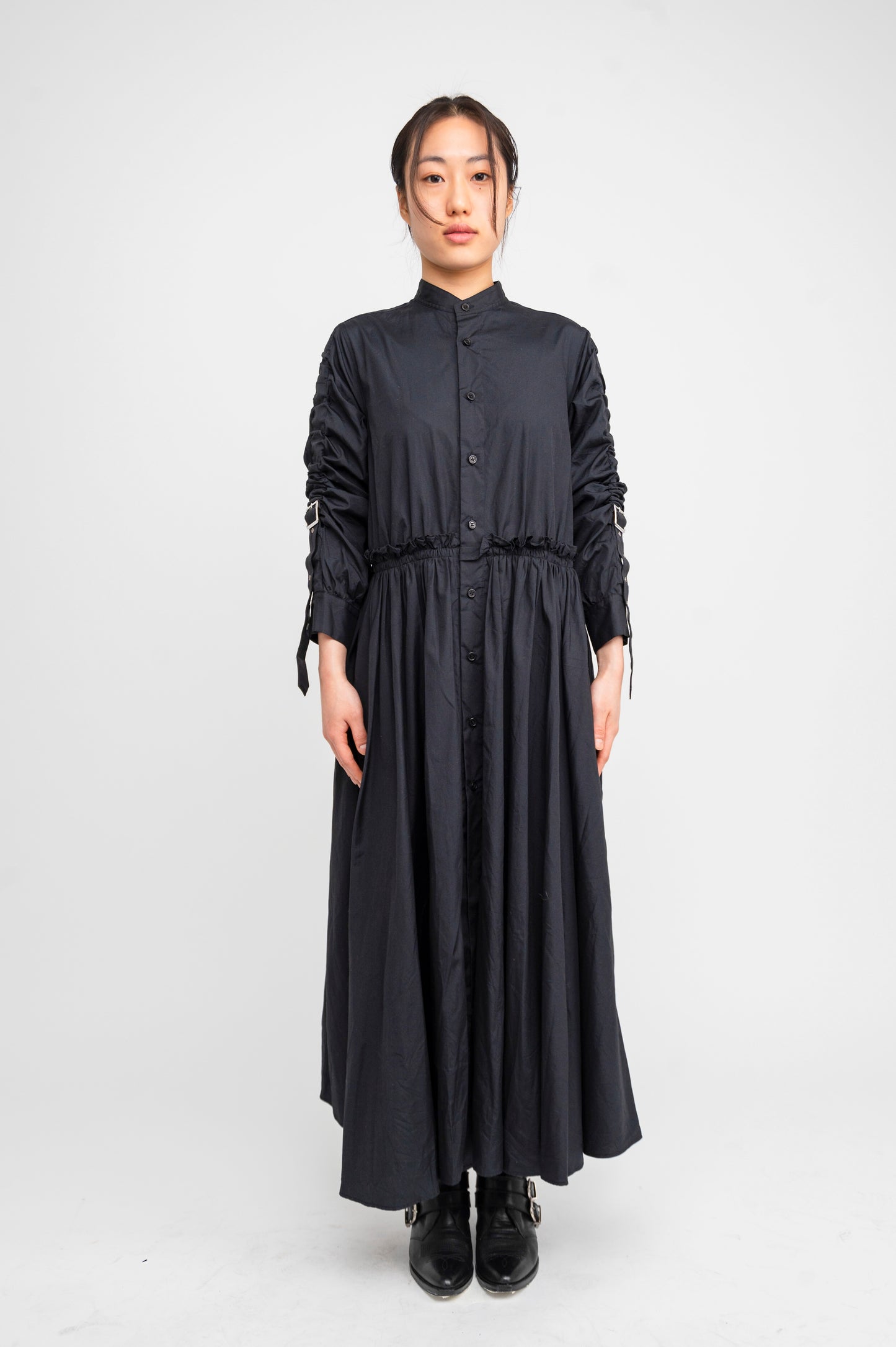 Noir Kei Ninomiya 19SS Half Collor Shirt Dress