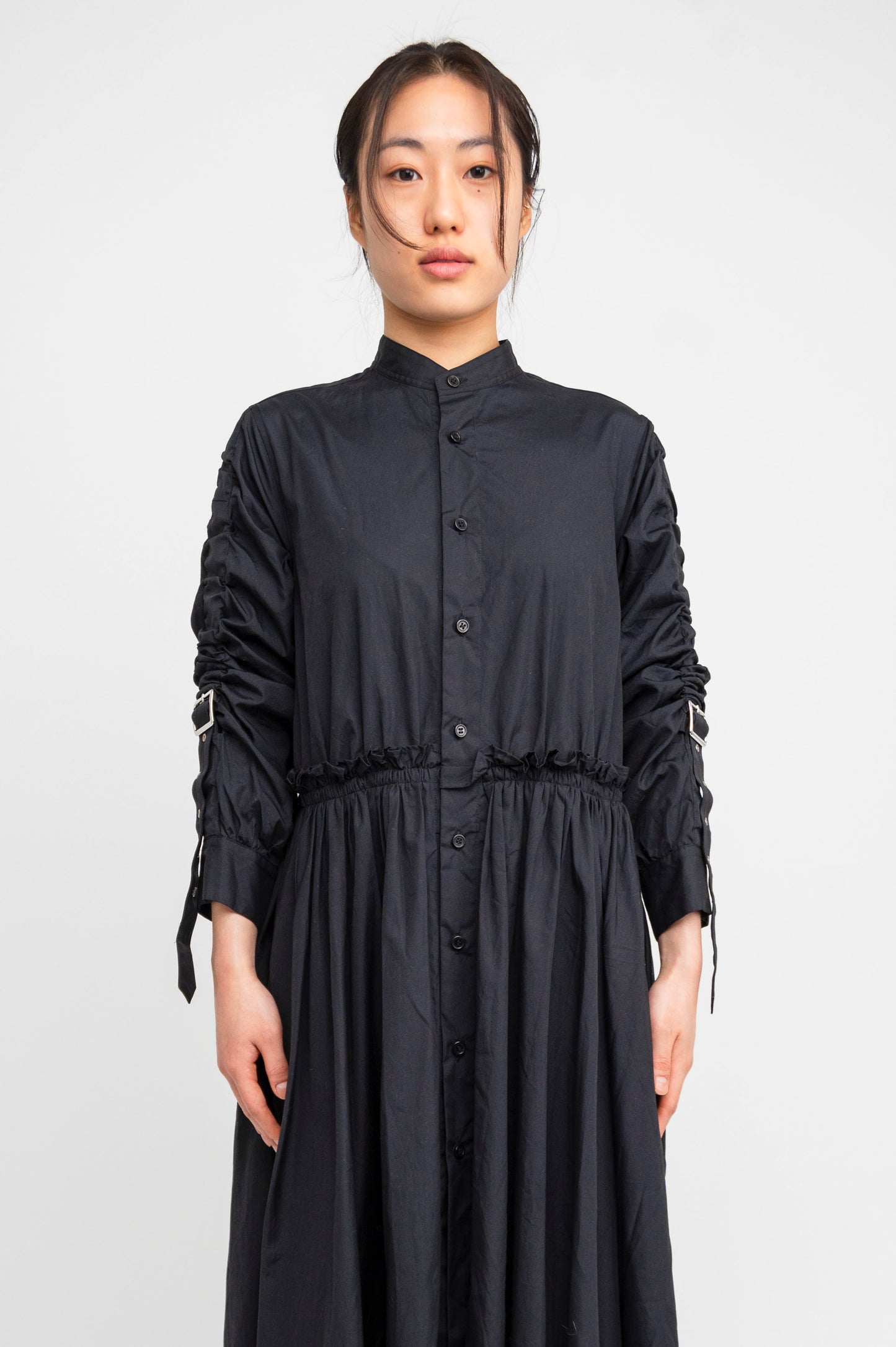 Noir Kei Ninomiya 19SS Half Collor Shirt Dress