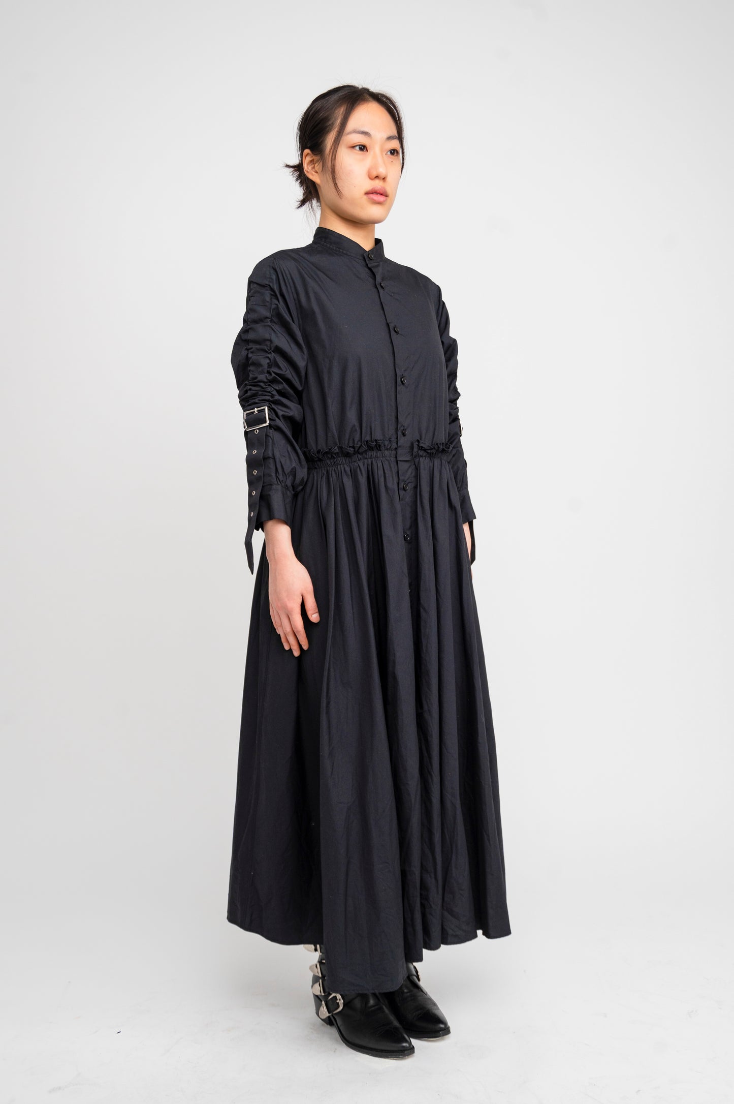 Noir Kei Ninomiya 19SS Half Collor Shirt Dress