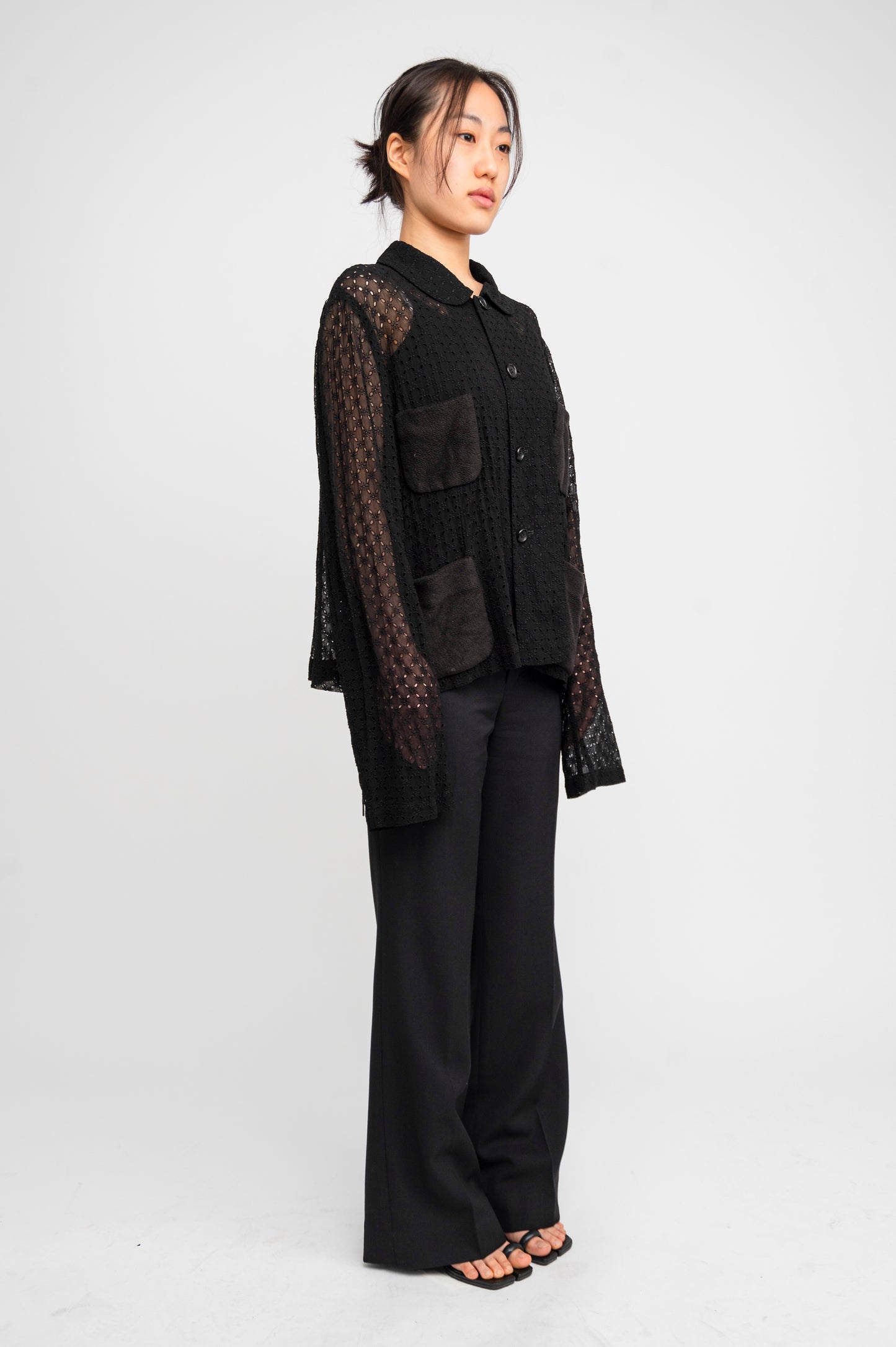Comme des Garçons Comme des Garçons 12SS Lace Pocket Shirt