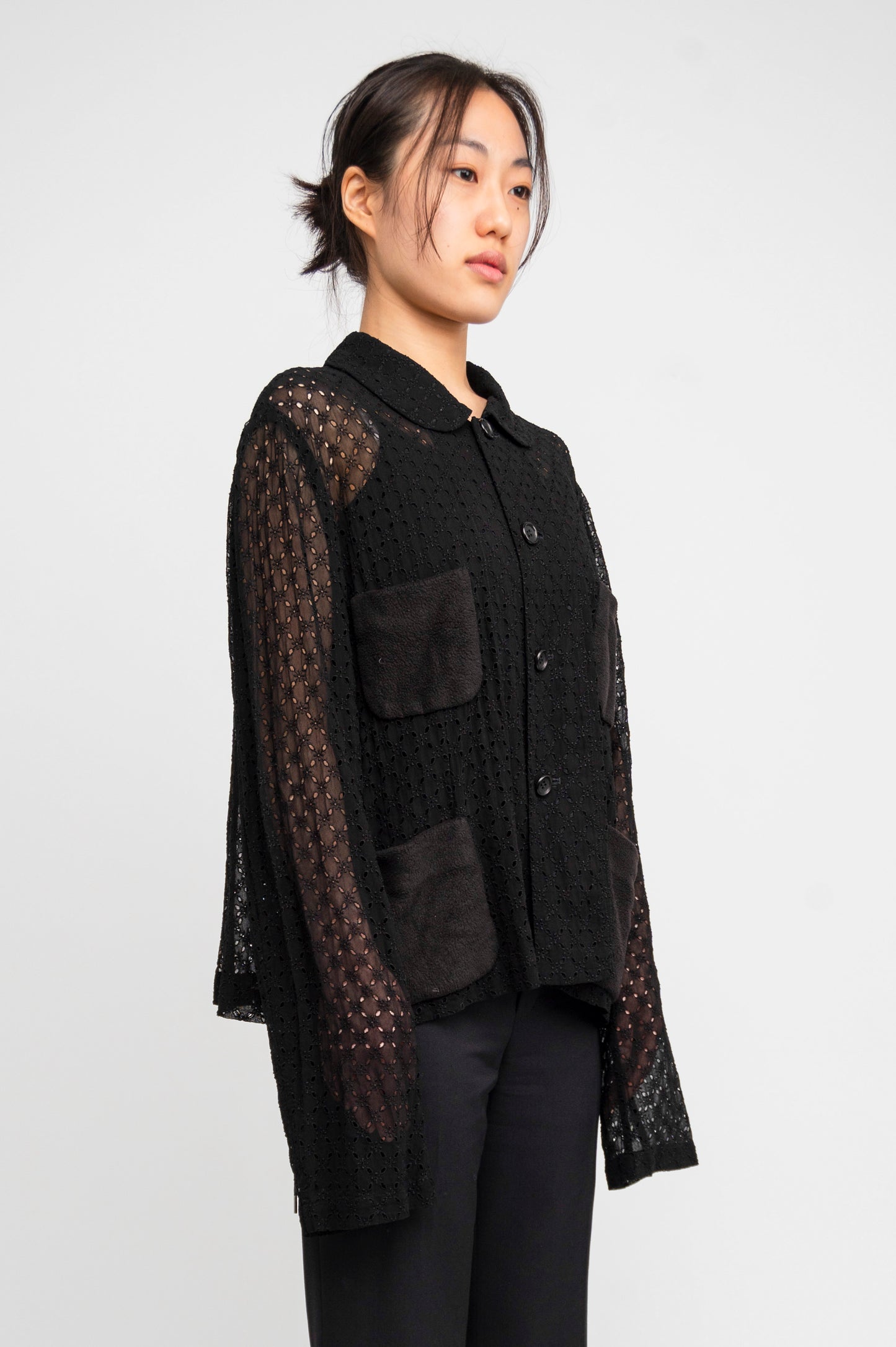 Comme des Garçons Comme des Garçons 12SS Lace Pocket Shirt