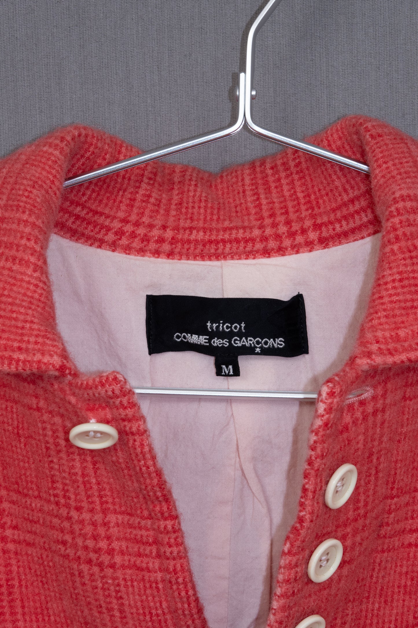 tricot Comme des Garçons 2018AW Round Neck Coat