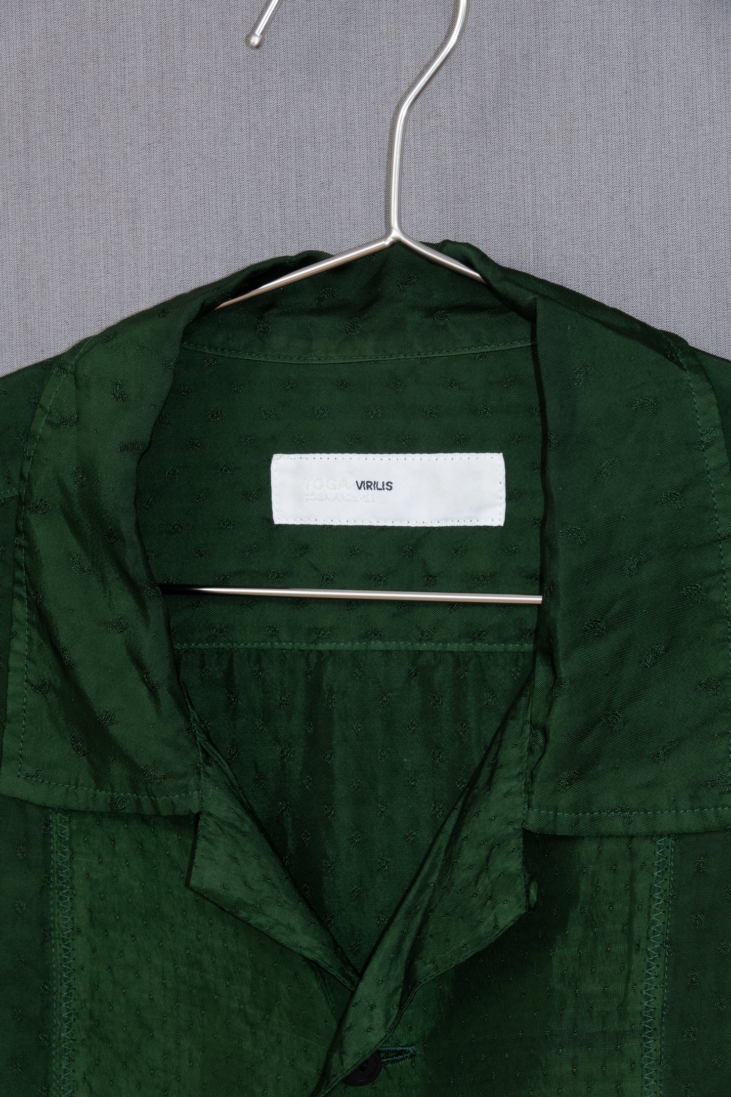 Toga Virilis Ruffle Trim Short Sleeve Shirt