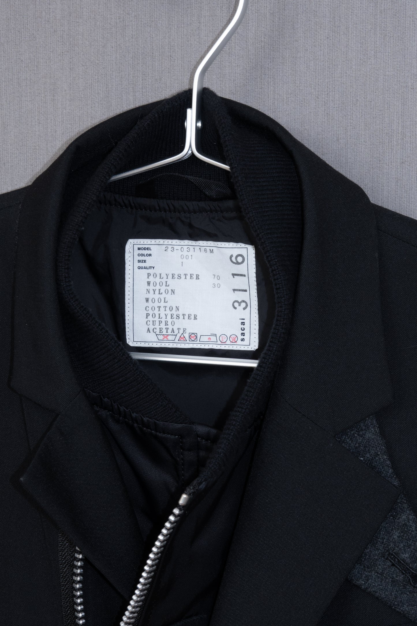 sacai Suiting Nylon Twill Jacket