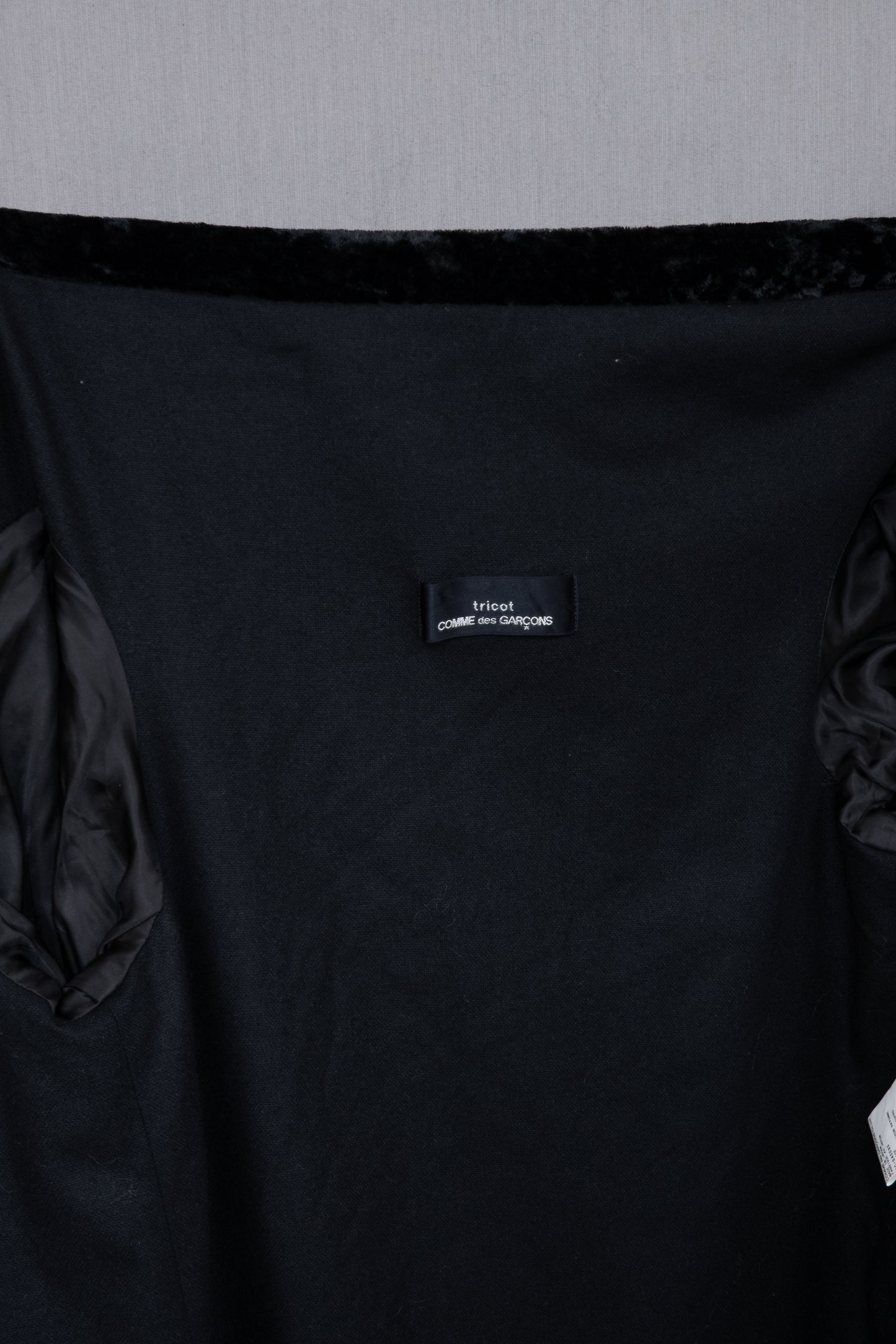 tricot Comme des Garçons 1999AW Square Asymmetric Design Coat
