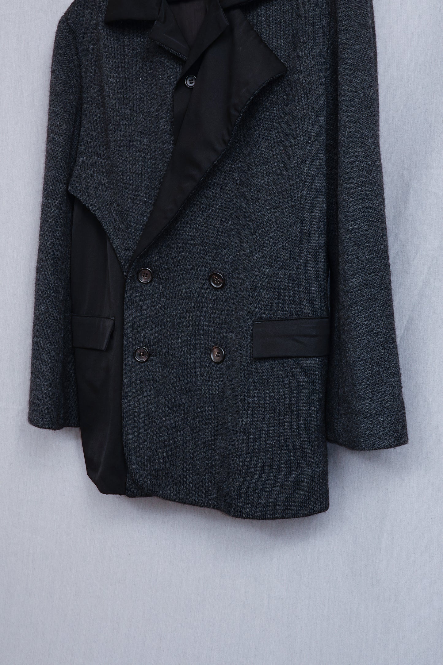 Yohji Yamamoto Femme 1996AW Docking Wool Knit Jacket