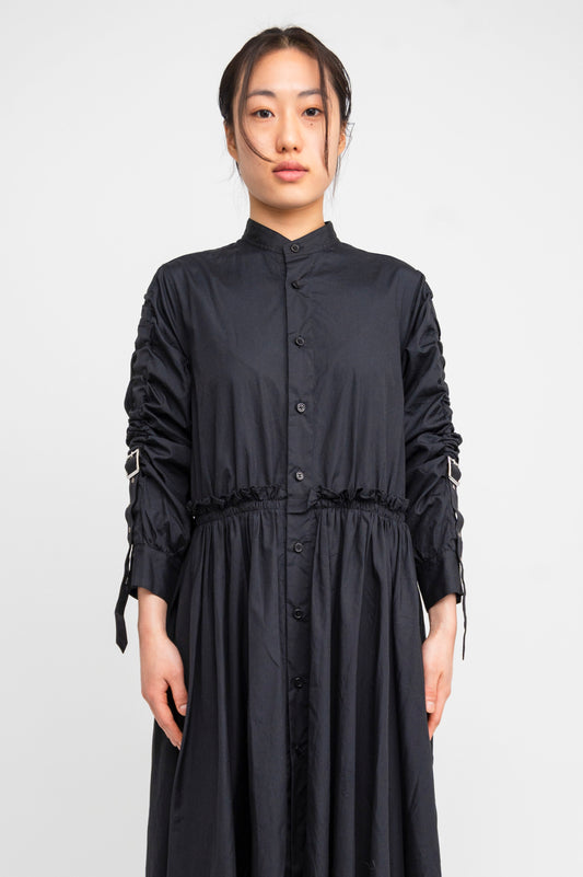 Noir Kei Ninomiya 19SS Half Collor Shirt Dress