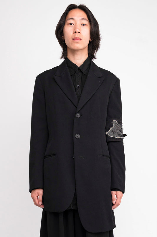 Yohji Yamamoto Pour Homme 20AW Unbalanced Jacket with armband