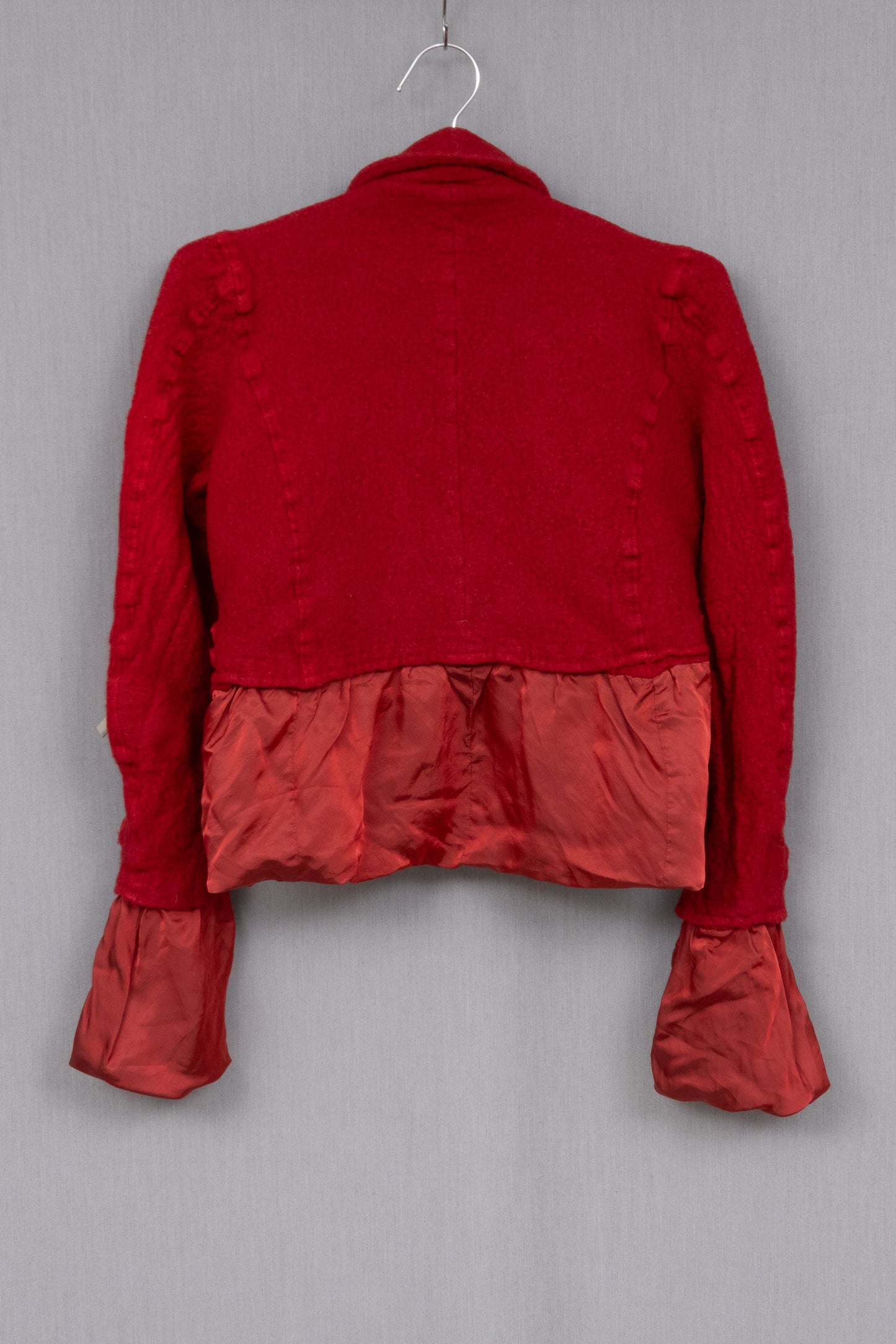 Noir Kei Ninomiya 2020AW  Felted Wool Rider's Jacket
