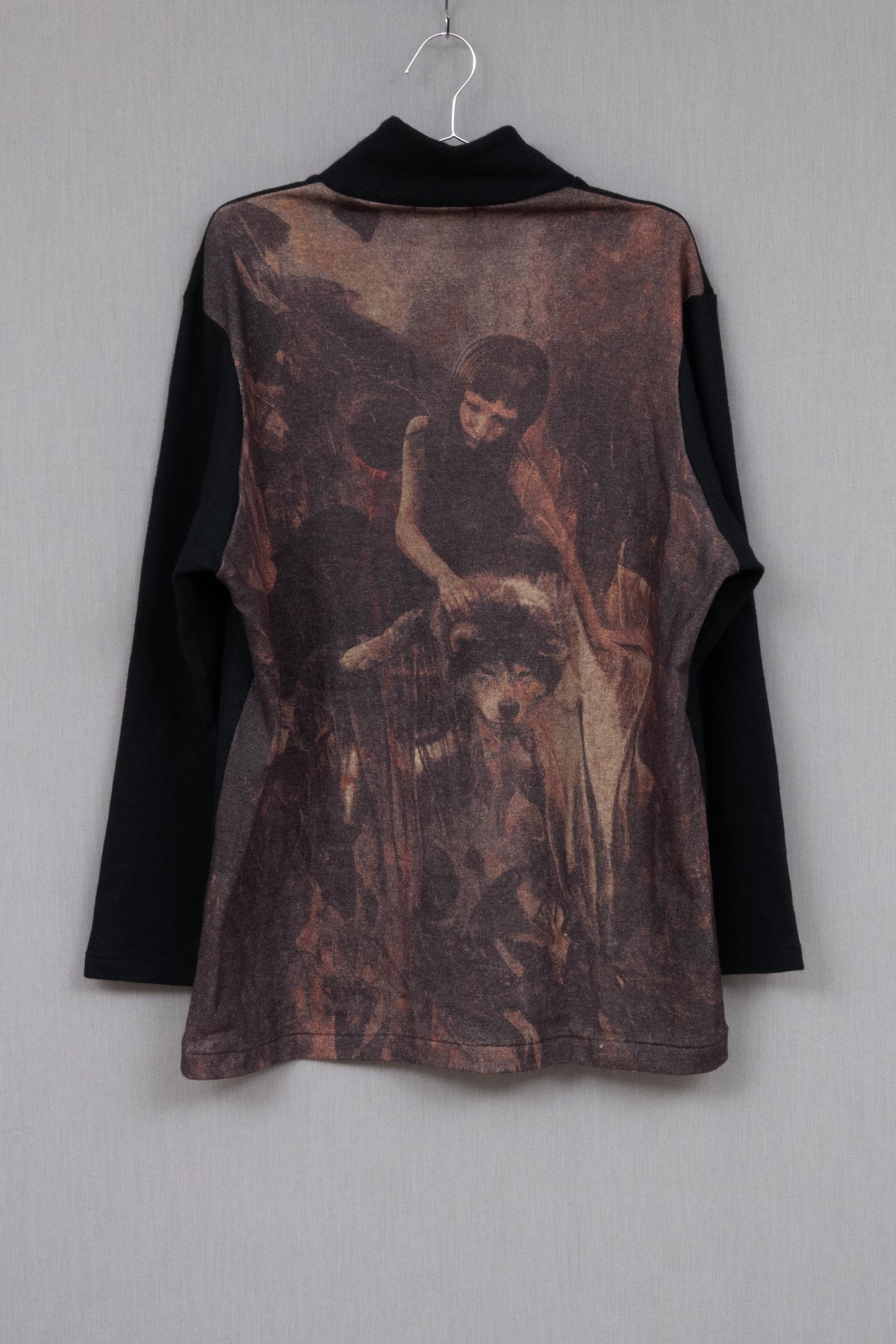 Yohji Yamamoto Pour Homme 2022AW Zdzisław Beksiński Turtle Neck Jumper