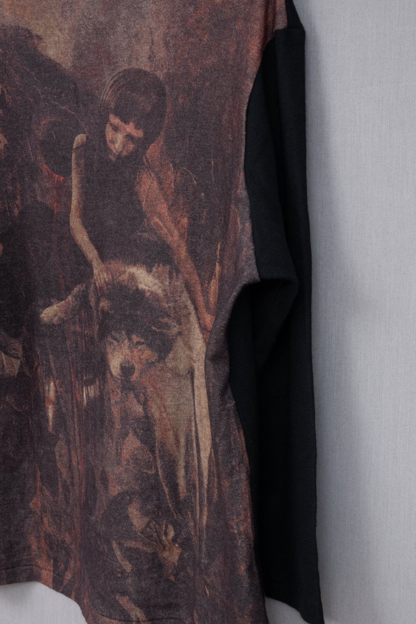 Yohji Yamamoto Pour Homme 2022AW Zdzisław Beksiński Turtle Neck Jumper