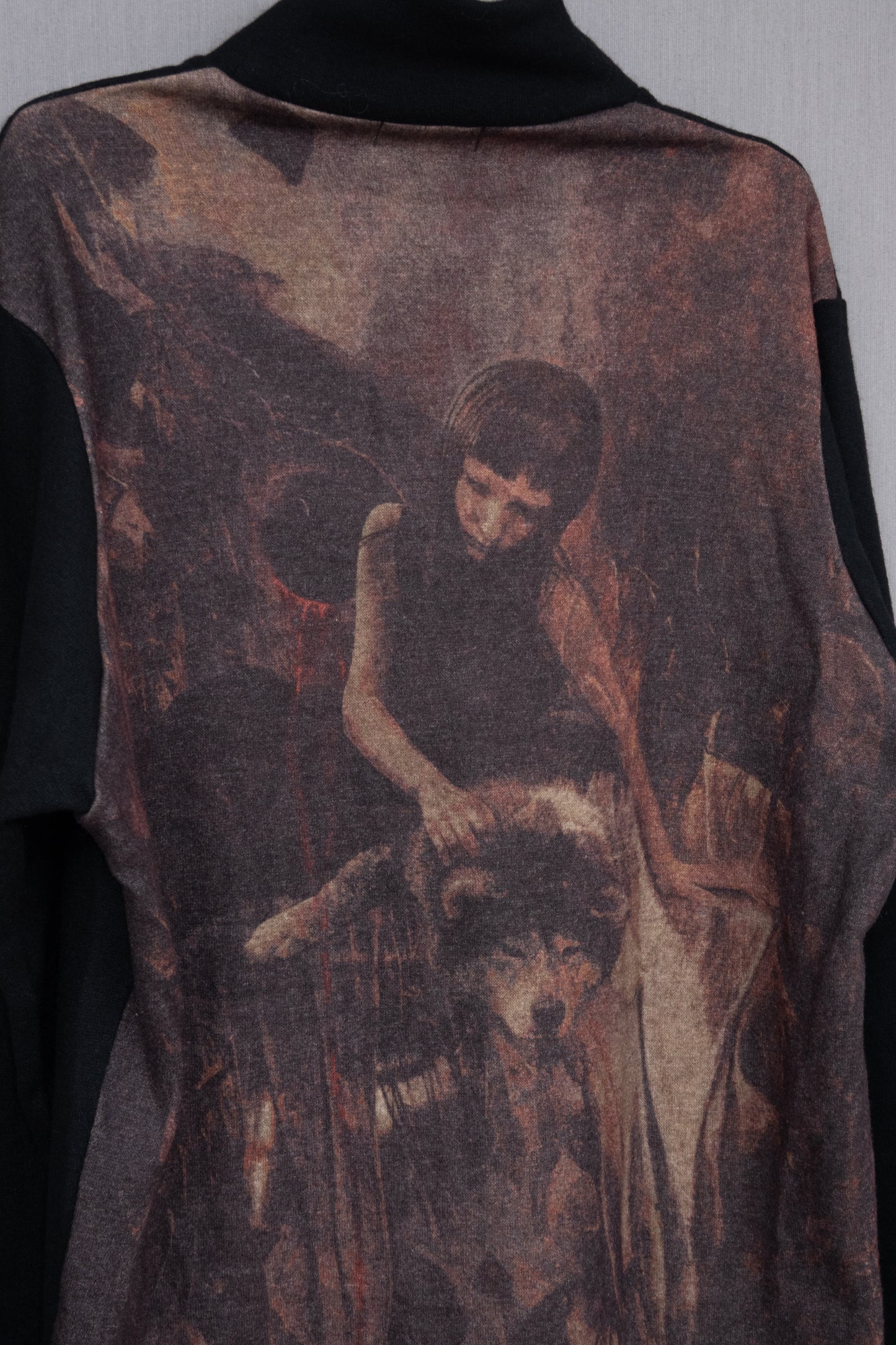 Yohji Yamamoto Pour Homme 2022AW Zdzisław Beksiński Turtle Neck Jumper