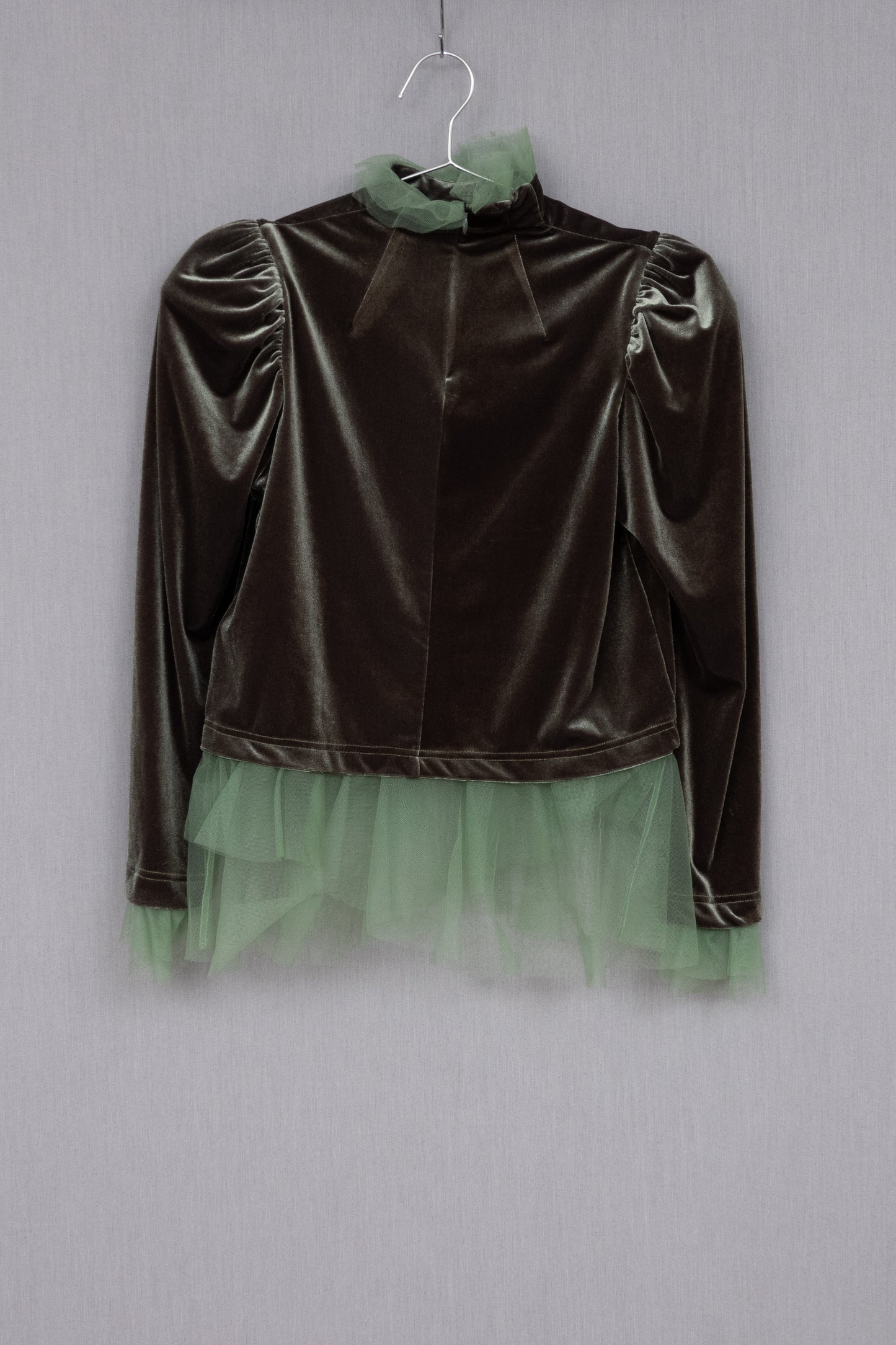 Noir Kei Ninomiya 2024AW Velor Tulle Shirt