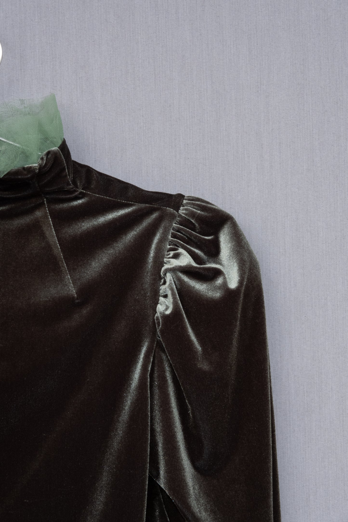 Noir Kei Ninomiya 2024AW Velor Tulle Shirt