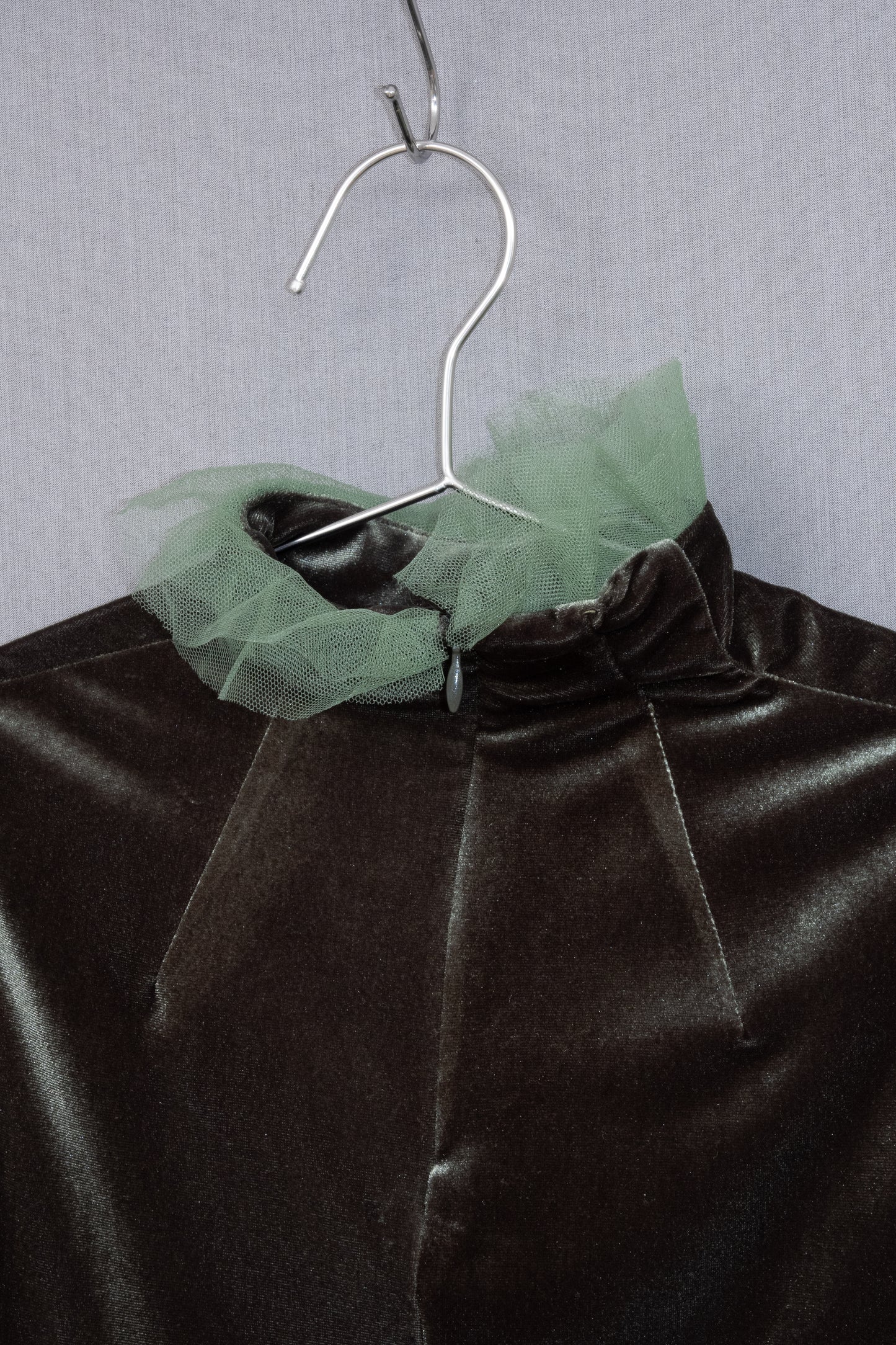 Noir Kei Ninomiya 2024AW Velor Tulle Shirt