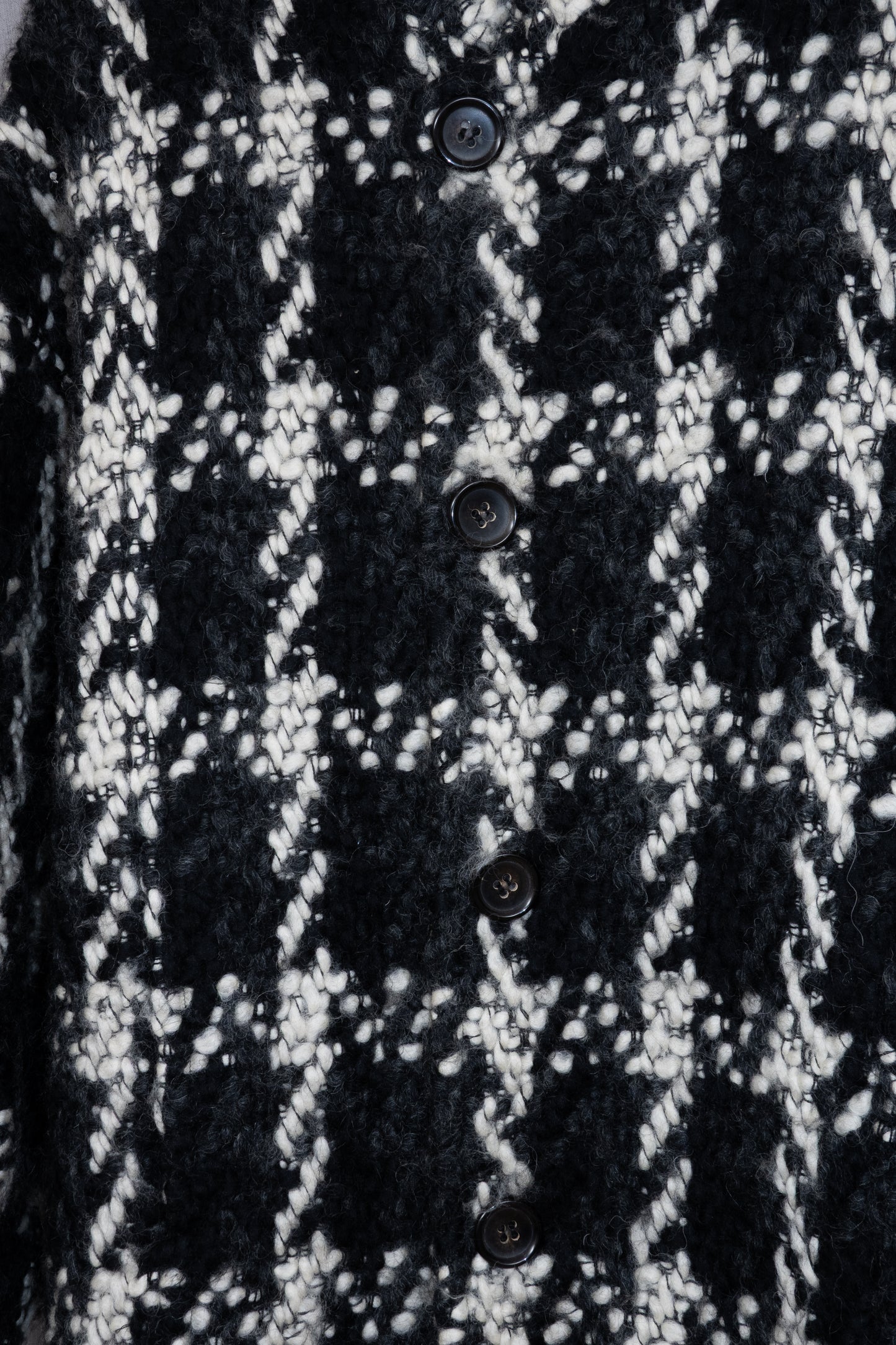 Comme des Garçons 1980's Houndstooth Wool Coat