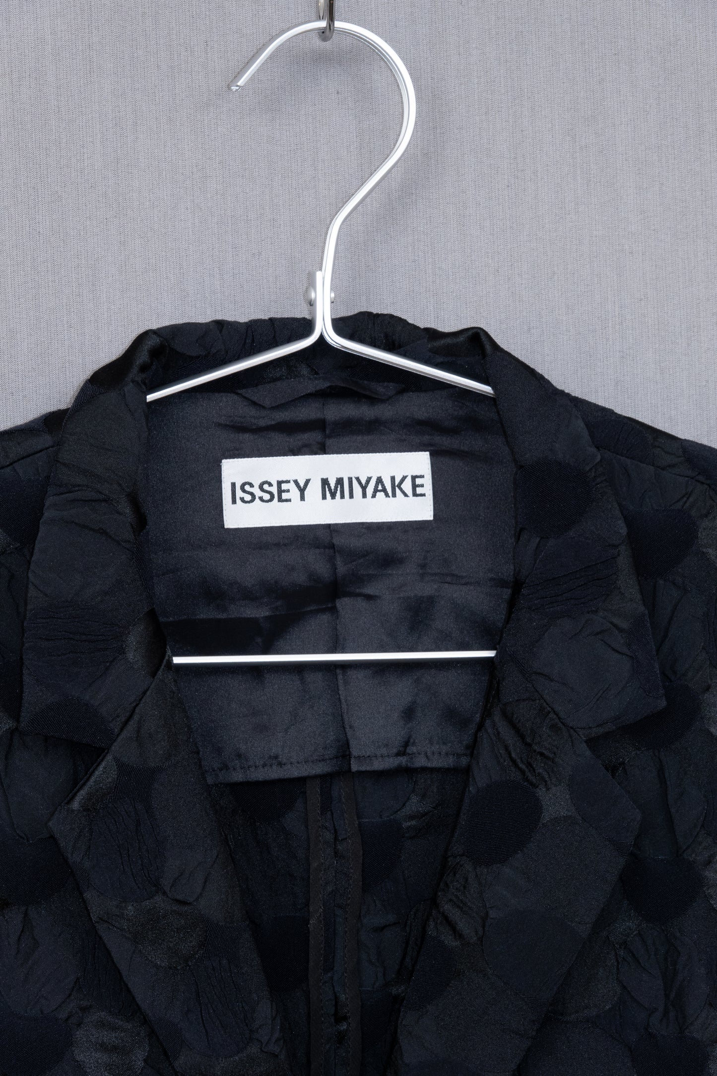Issey Miyake Embossed Finish Tailored Jacket