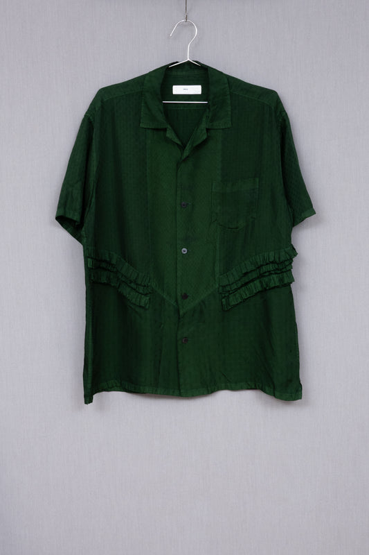 Toga Virilis Ruffle Trim Short Sleeve Shirt