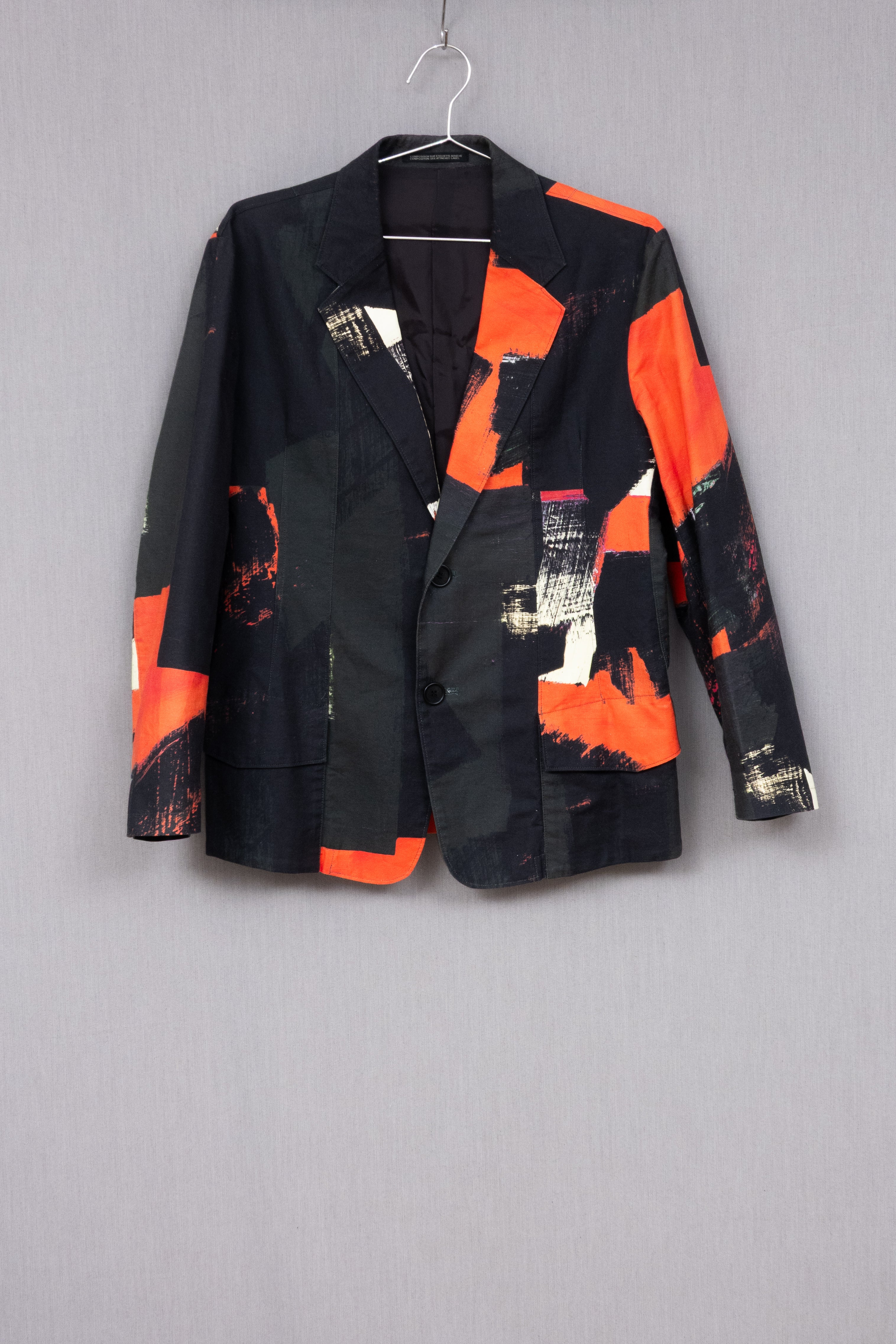 yuka YA-MAN Yohji Yamamoto Pour Homme 20aw Yuka Asakura painted knit | Grailed