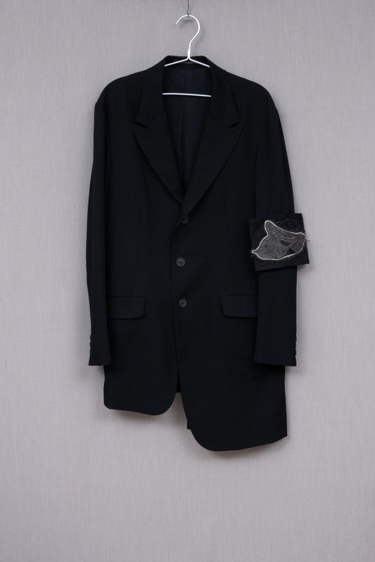 Yohji Yamamoto Pour Homme 2020AW Unbalanced Jacket with armband