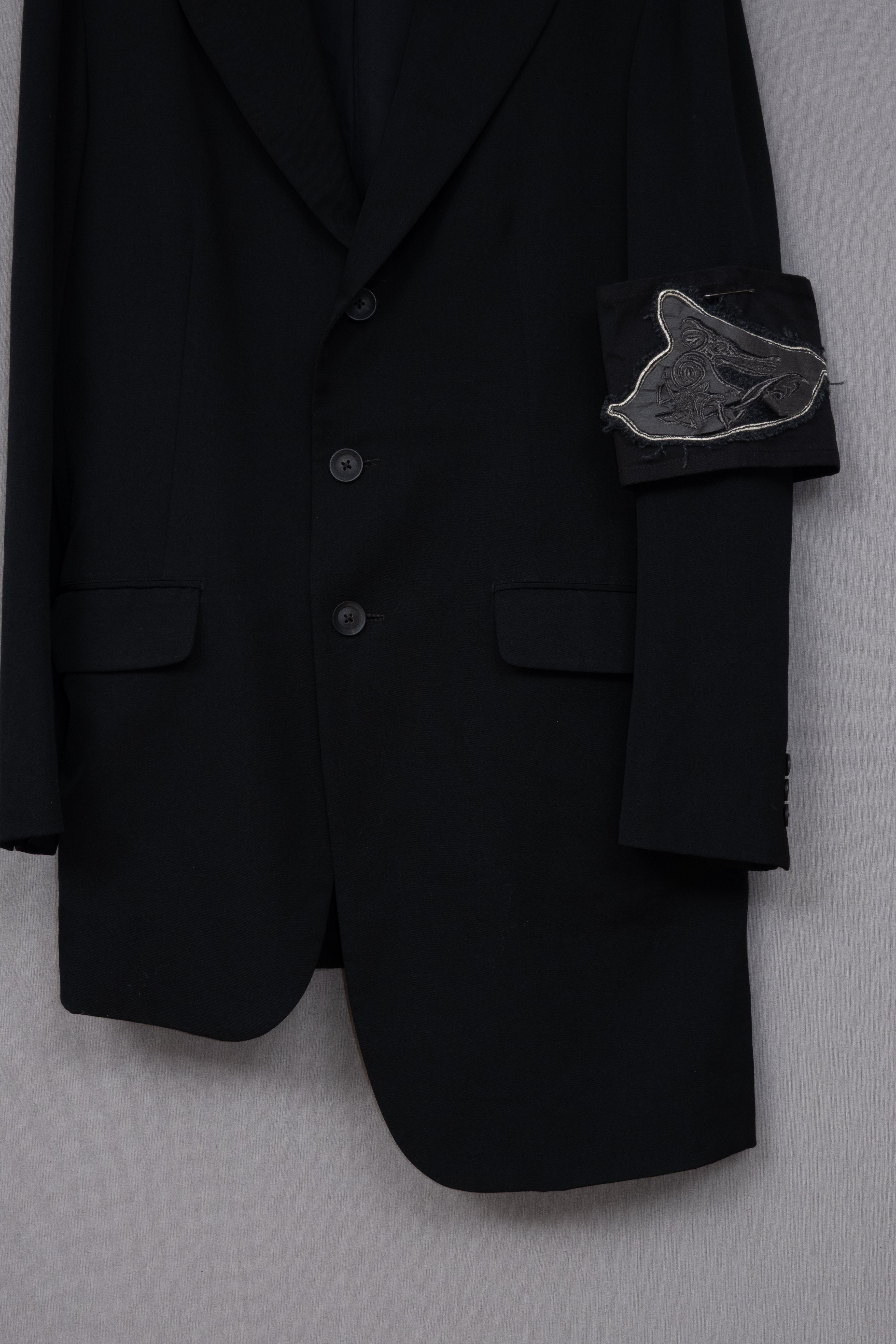 Yohji Yamamoto Pour Homme 2020AW Unbalanced Jacket with armband – MARU