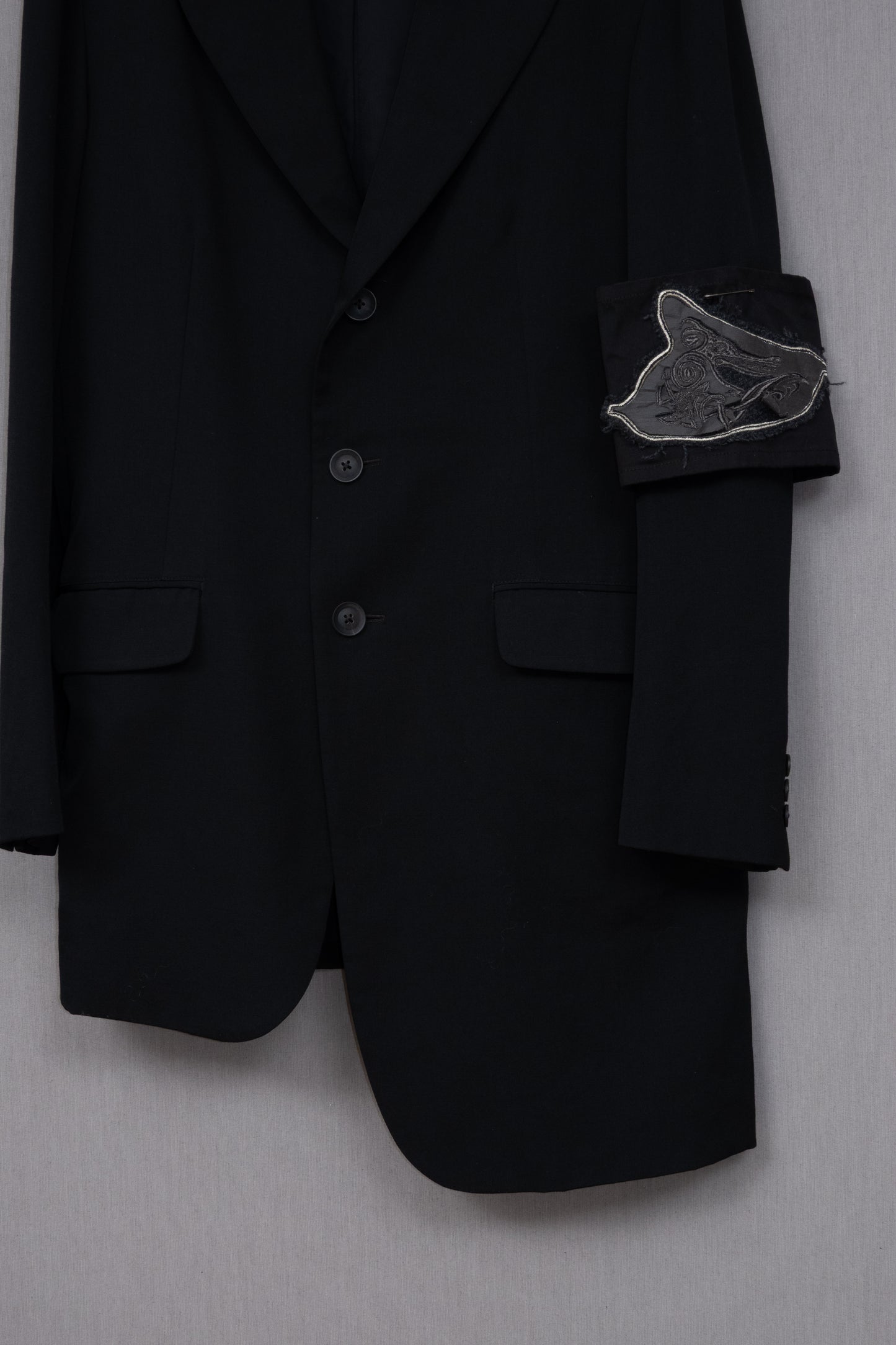 Yohji Yamamoto Pour Homme 2020AW Unbalanced Jacket with armband