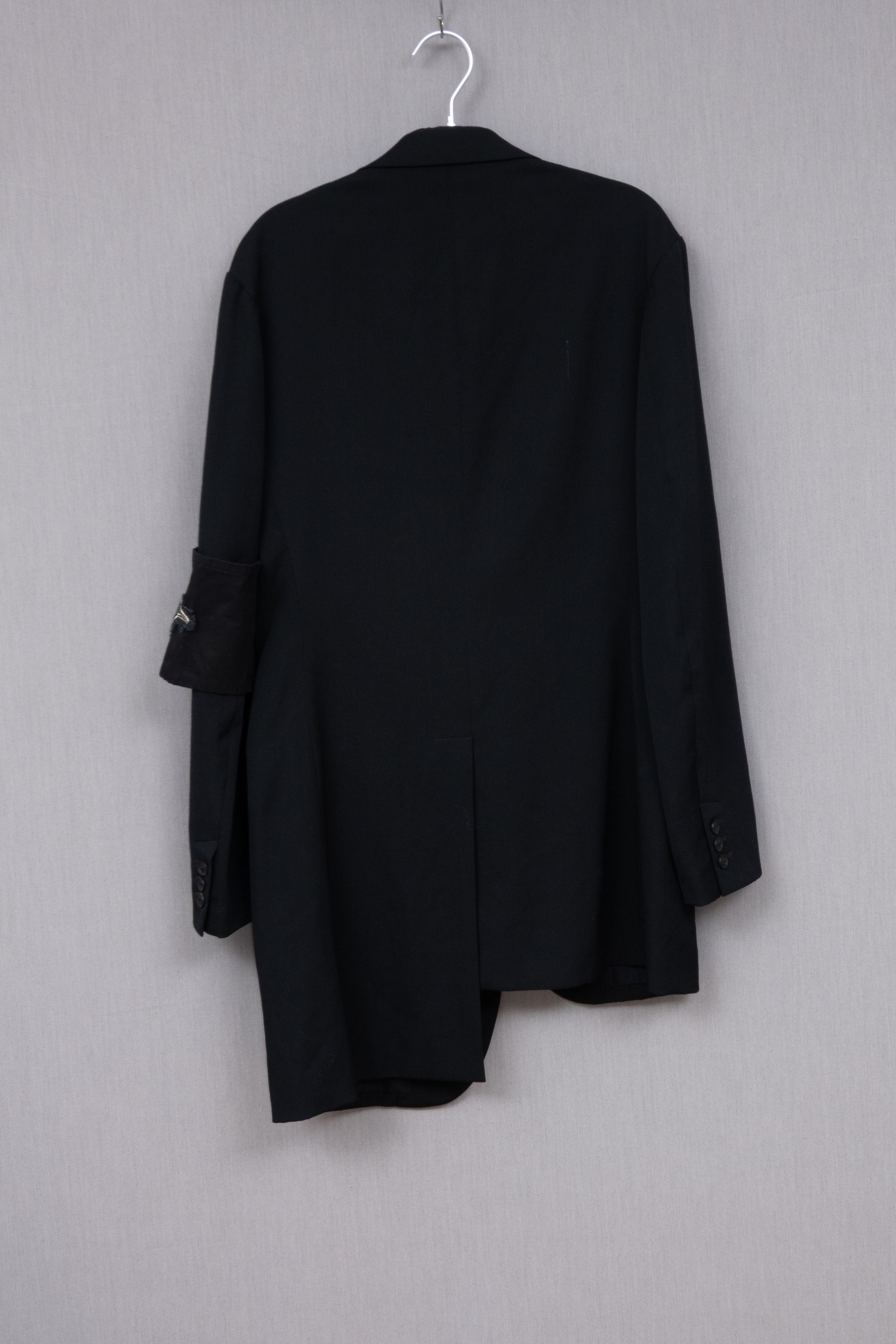 Yohji Yamamoto Pour Homme 20AW Unbalanced Jacket with armband – MARU