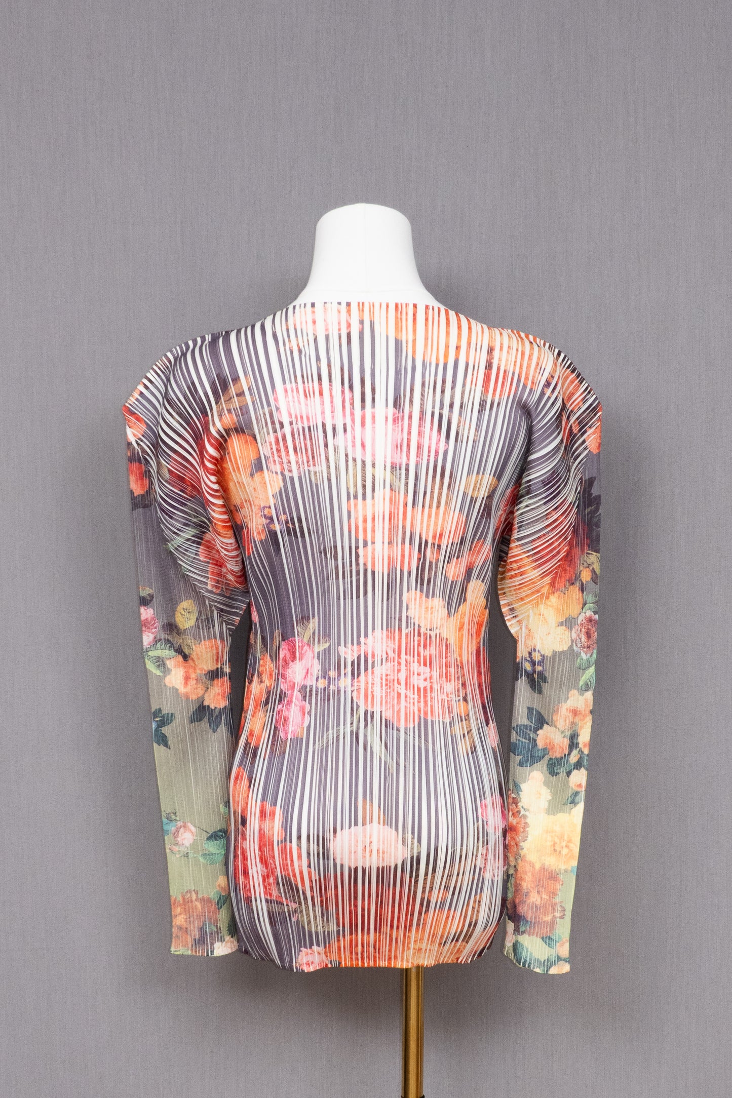 Pleats Please Issey Miyake 1994AW  Floral Top