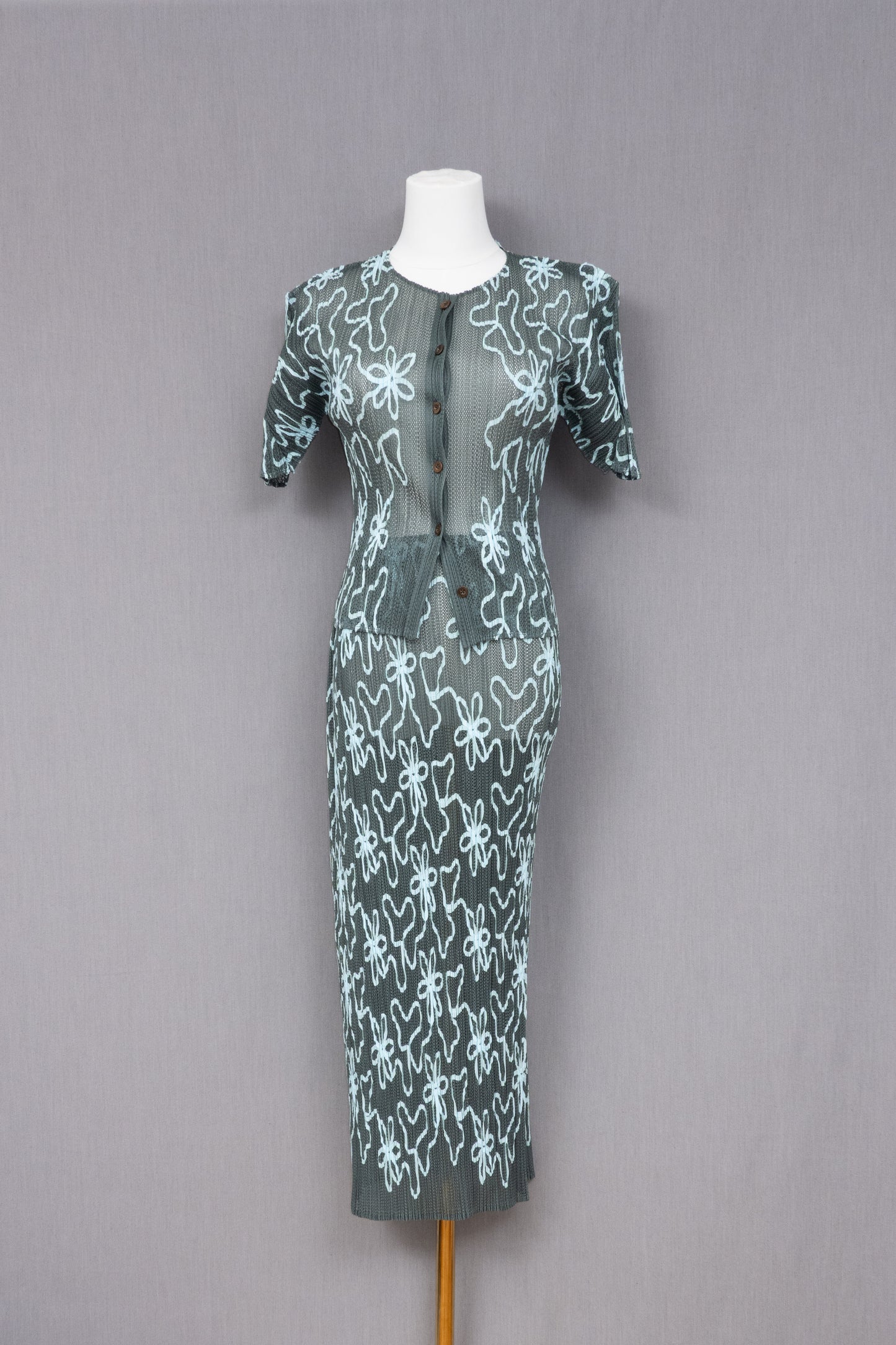 Pleats Please by Issey Miyake Pleated Two Pieces Dress