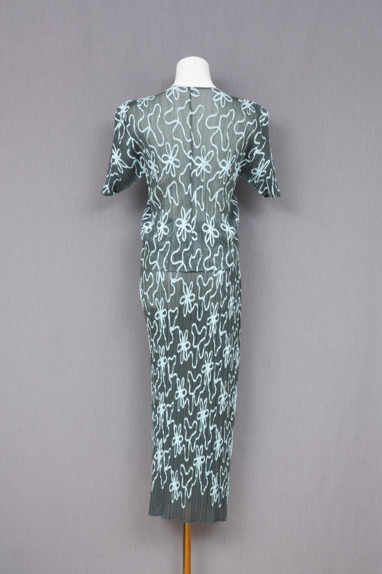 Pleats Please by Issey Miyake Pleated Two Pieces Dress