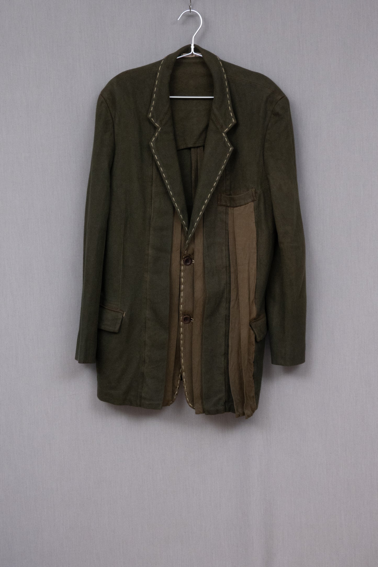 Yohji Yamamoto Pour Homme 2006AW Pleated Wool Jacket