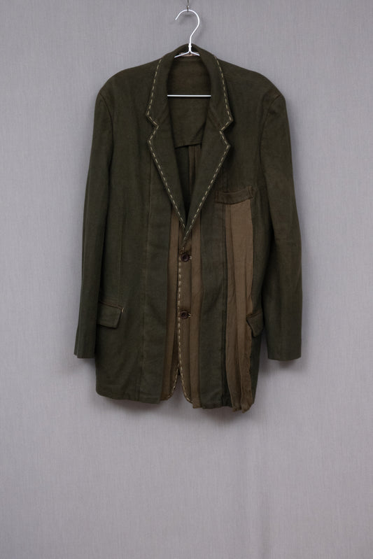 Yohji Yamamoto Pour Homme 2006AW Pleated Wool Jacket