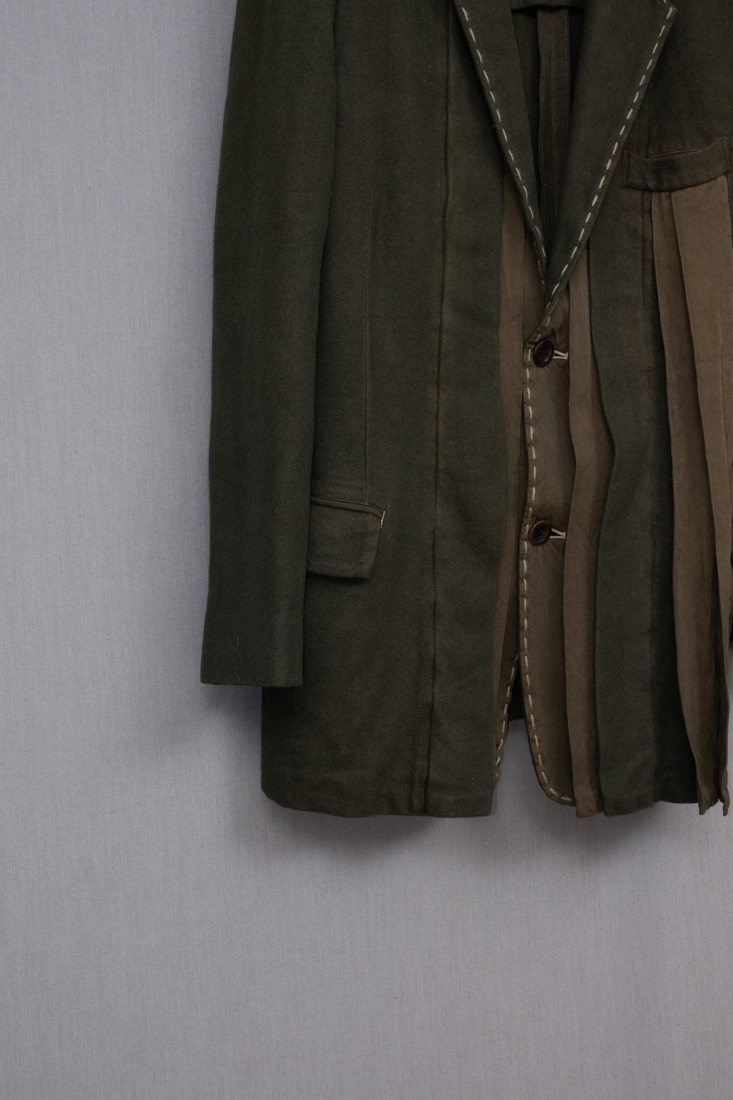 Yohji Yamamoto Pour Homme 2006AW Pleated Wool Jacket