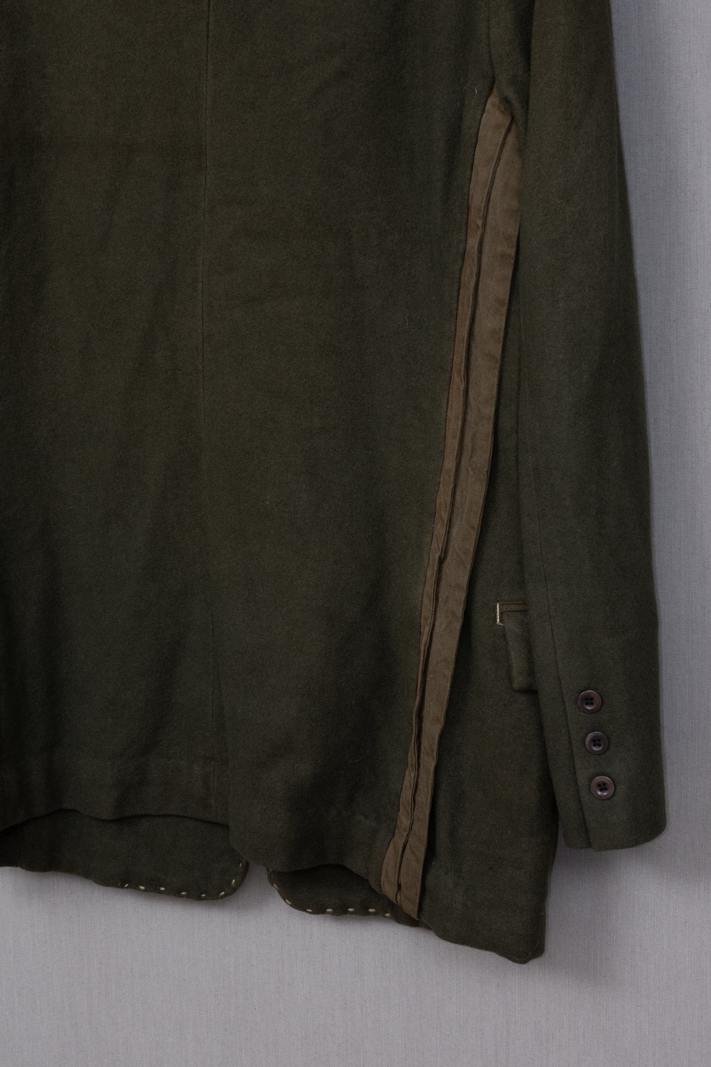 Yohji Yamamoto Pour Homme 2006AW Pleated Wool Jacket