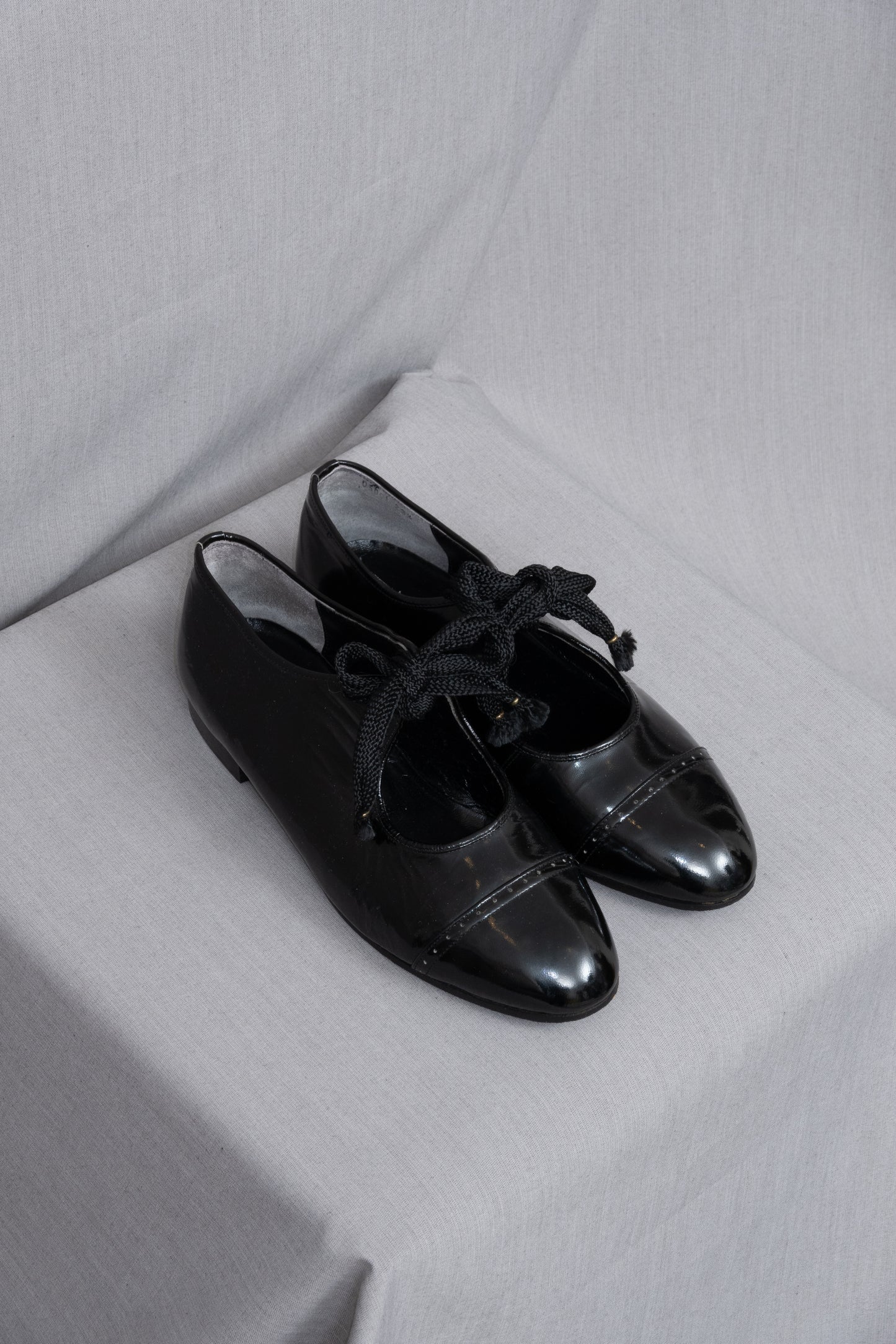 Comme des Garçons Patent Court Shoes