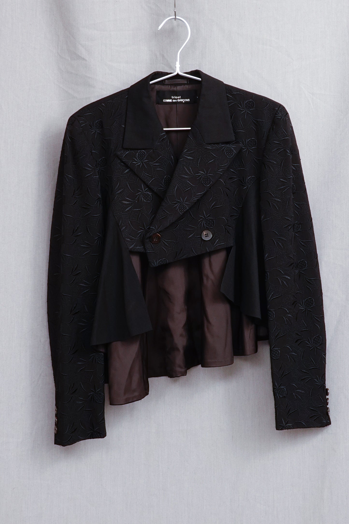 Tricot Comme des Garçons  Layered Cropped Jacket