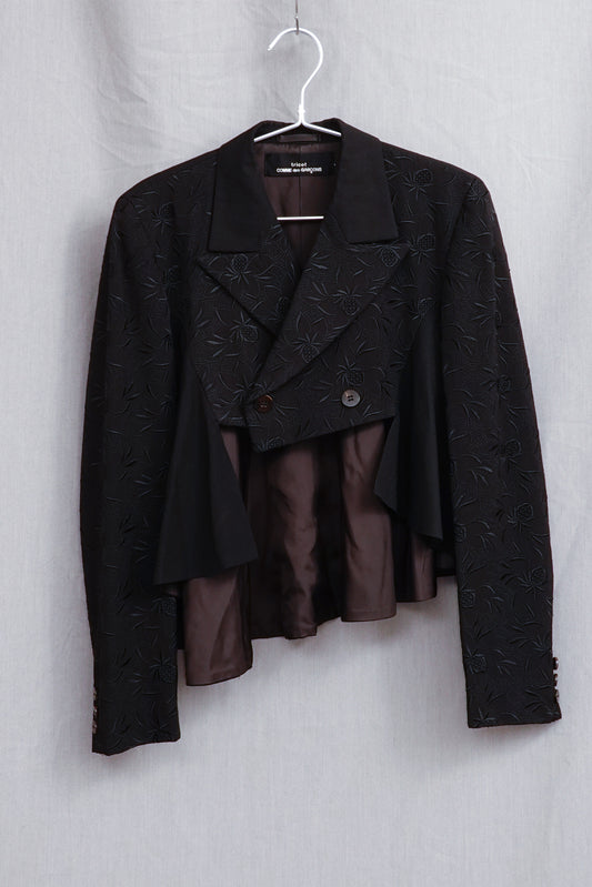 Tricot Comme des Garçons  Layered Cropped Jacket