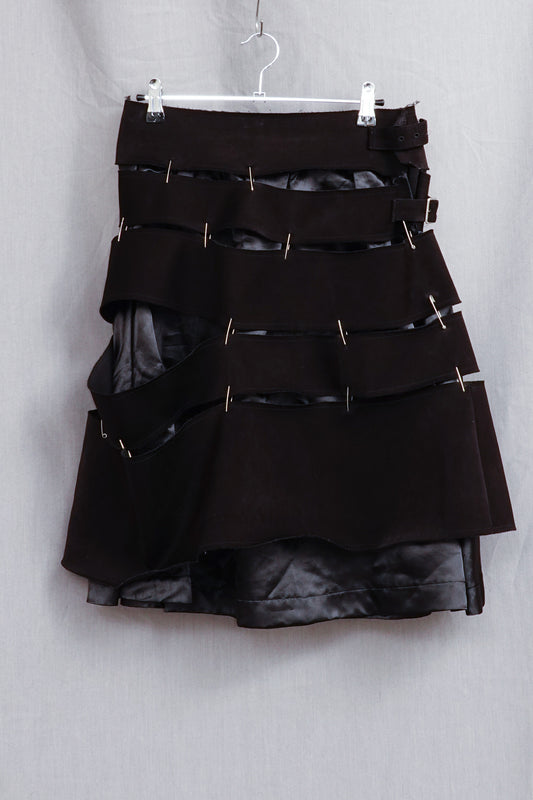 Comme des Garçons 2015SS "Rose and Blood" Pinned Cutting Skirt