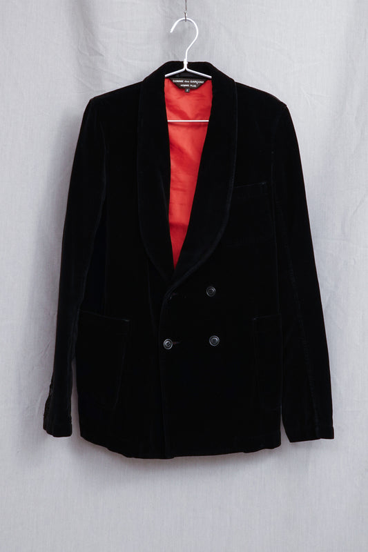 Comme des Garçons Homme Plus 2011AW "Decadence" Double Breasted Velvet Jacket