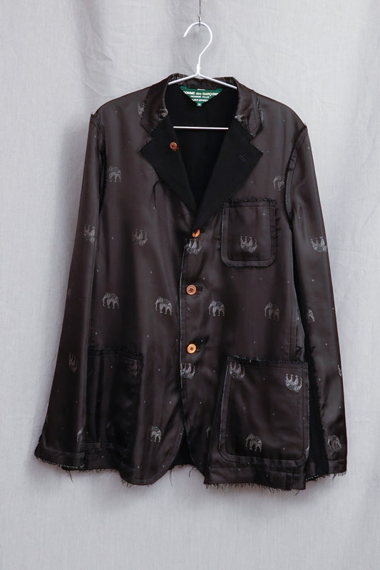 Commde des Garçons Homme Plus Ever Green Cupra Tailored Jacket
