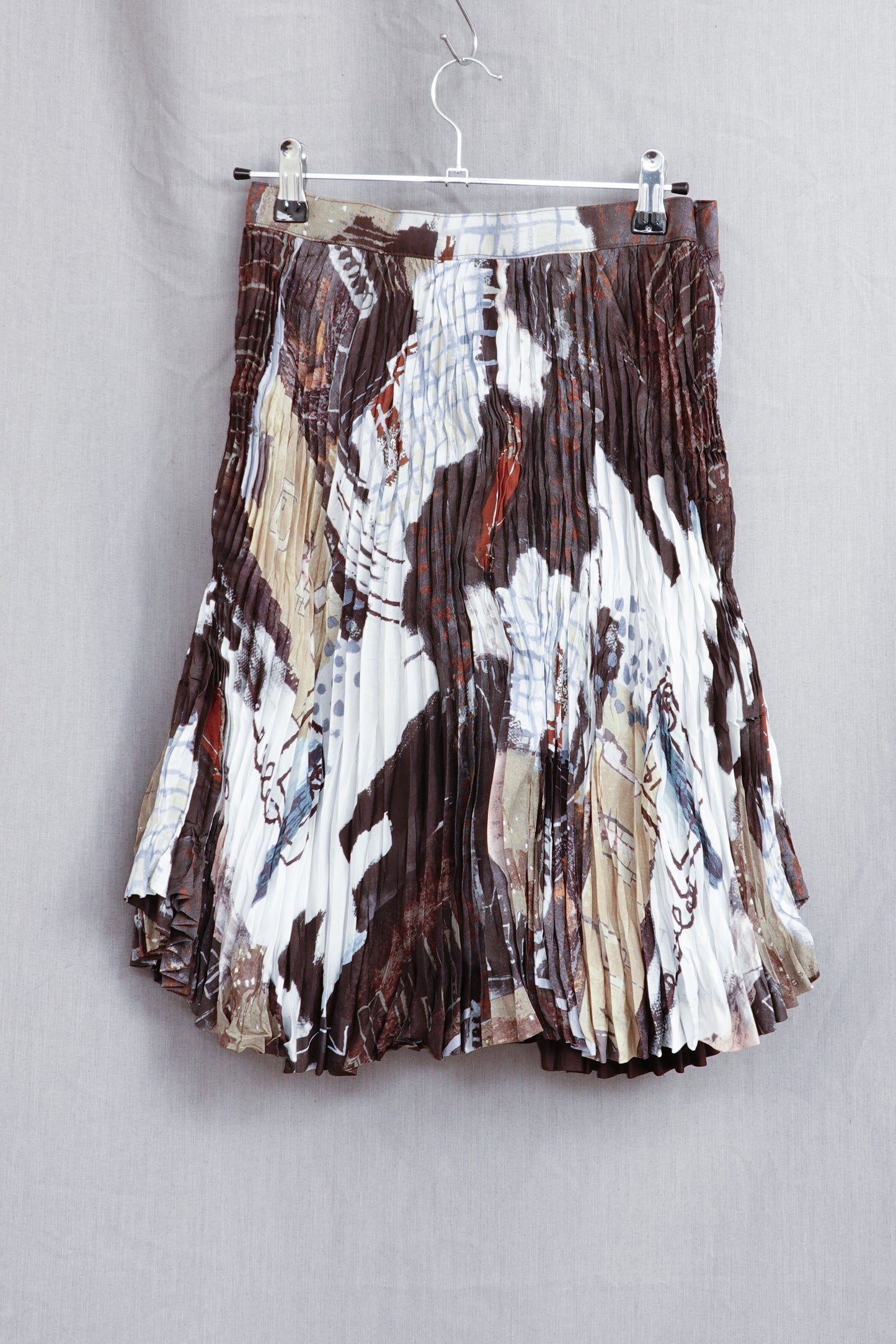 Issey Miyake Flared Pleated Skirt