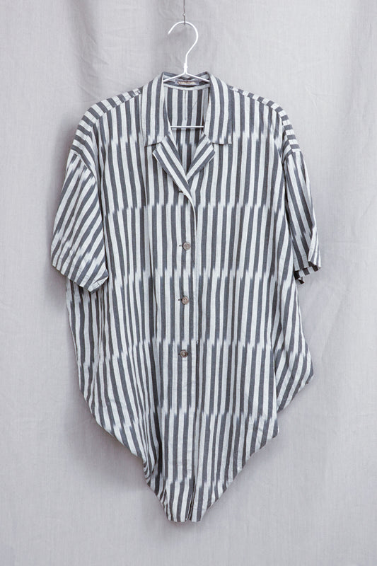 Issey Miyake 1980s Shirt Skirt Set up